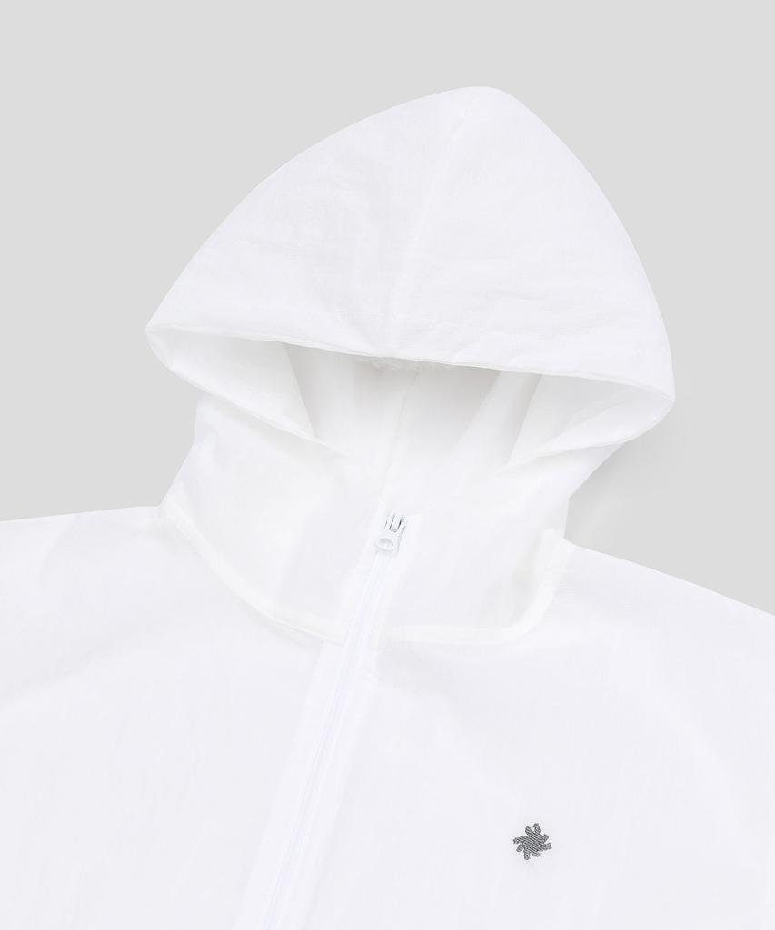 Slow Record House Mesh Lightweight Jacket_White