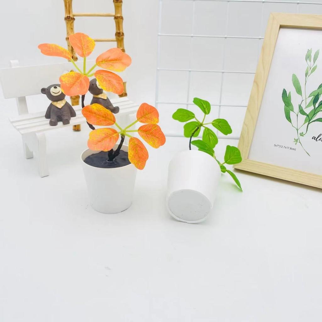 Plant Curved Green Bonsai For Wedding Decor And Photography Decorative Props