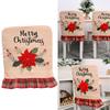 Christmas Chair Covers New Year Party Chair Back Decor Sleeves Table Decor forXmas Holiday Dining Slipcovers