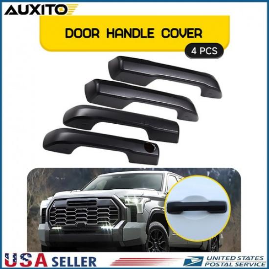 Matte Black Exterior Door Handle Cover 4PCS For Toyota Tundra -2024 Models