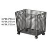 Toy Organizer Toy Box Toy Chest Rolling Basket for Playroom Kids Room Boys Girls