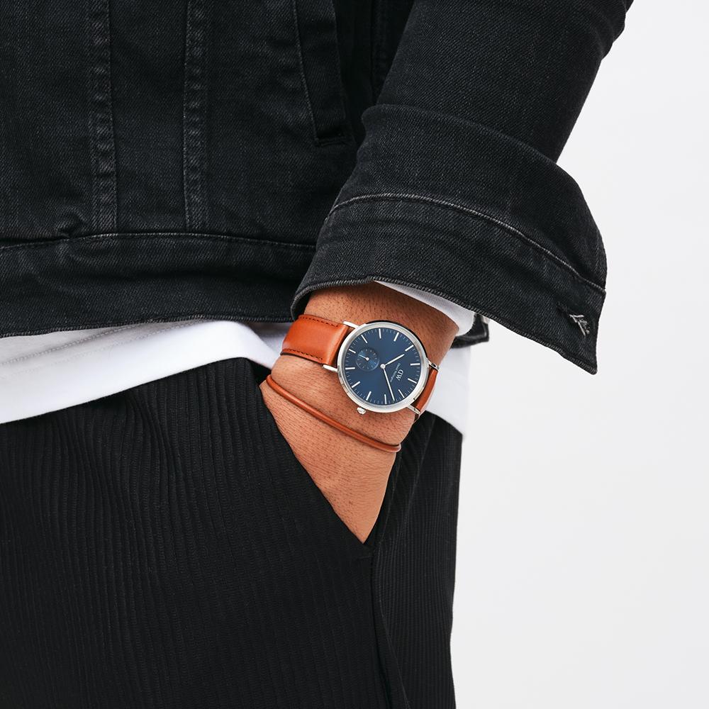 Danielwellingteon Classic Multi-Eye St Mawes Arctic 2-Color Blue Dial Men'S Fashion Watch