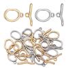 1 Set Stainless Steel Wave ShapedToggle ClasToggle Clasps Buckle Connectors For Bracelet Necklace DIY Jewelry Making Accessories