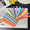100Pcs Bright Color Paper Chain Garland Strips With Double Sided Tape Easy DIY Craft for Graduation Party Decoration