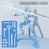 Robot Action Figure with Accessories Magnetic Movable Joints 3D Printed Robot Model Toy Stress Relief Articulated Dummy Figurine Decoration