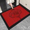 New Year'S Red Entrance Door Floor Mat, Household Entrance Door Floor Mat, Door Non-Slip, Dirt-Resistant And Easy-To-Take-Care Loop Velvet Carpet
