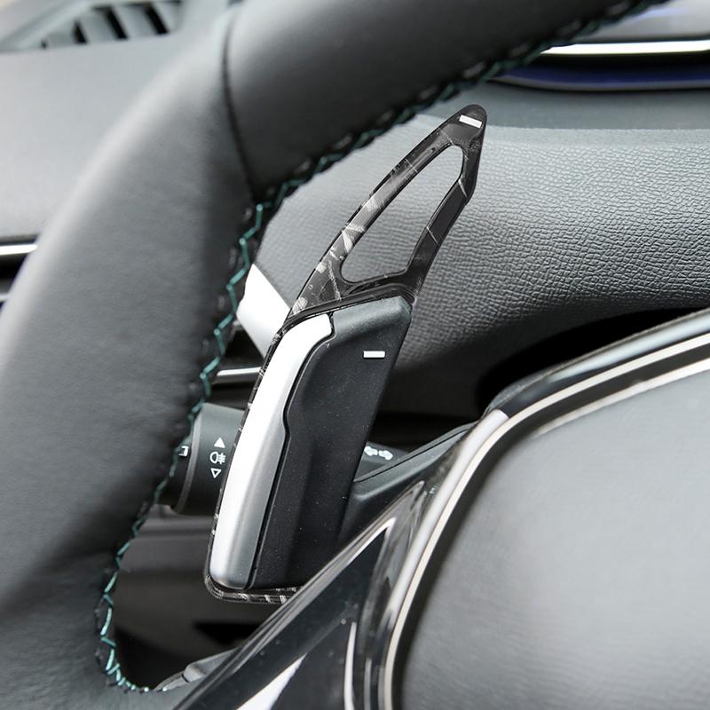 For Peugeot Shift Paddle 3008 2008 5008 508 308 208 GT SW Carbon Fiber Pattern Car Steering Wheel DSG Extender Shifter Paddles
