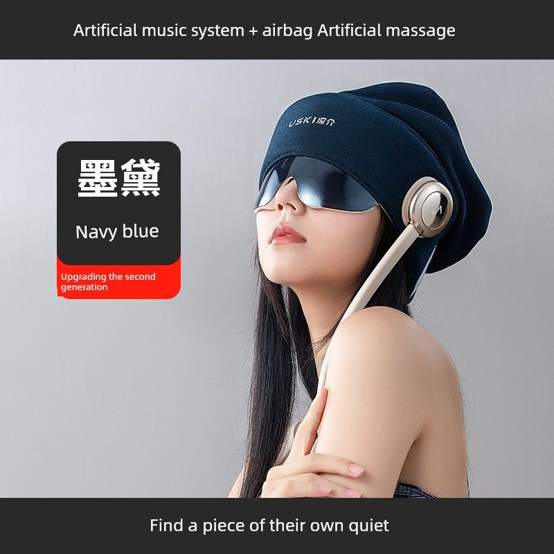 

Liangjie Cervical Spine Birthday Gift Head Massager R2-Mo Dai Navy Blue [Upgraded Second Generation]