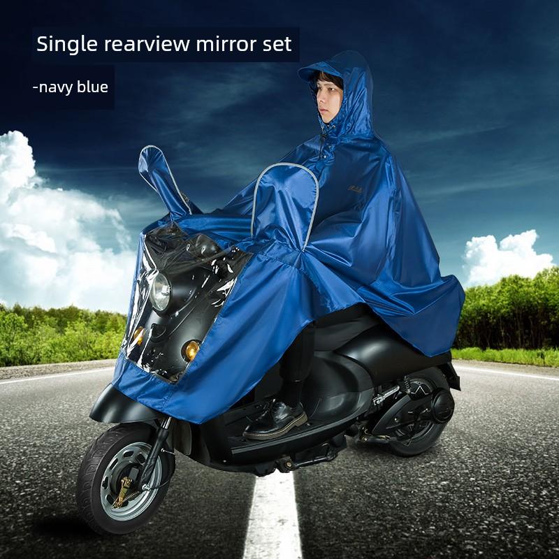 Paradise Genuine Electric Motorcycle Protective Raincoat for Adults, Enlarged and Thickened, Unisex Oxford Fabric Single/Double Person Rain Poncho