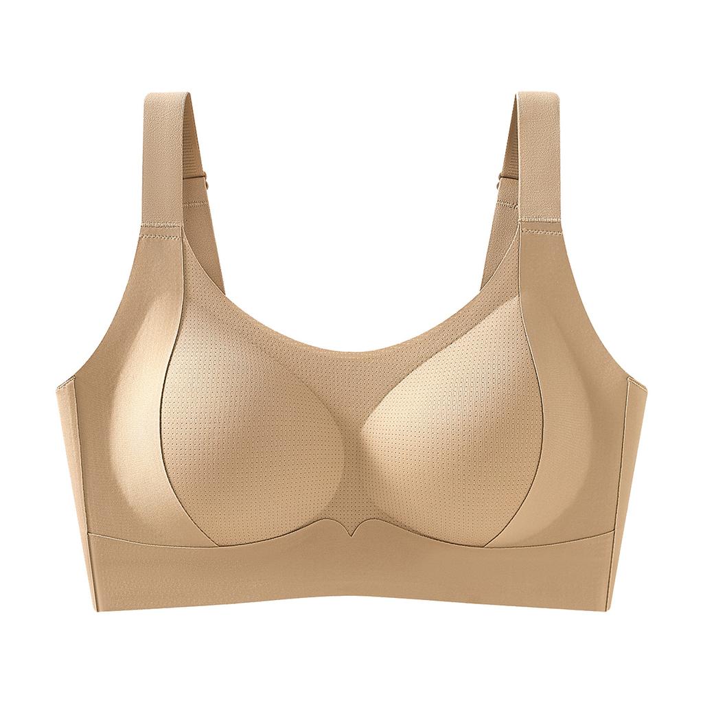 Traceless big breasts show small women Lift secondary breast support Anti-sagging ultra-thin full cup thin Traceless bra women
