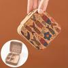 Portable Vintage European Cork Jewelry Box for Rings, Earrings, Bracelets, Necklaces with Lid - Perfect for Travel and Daily Organization