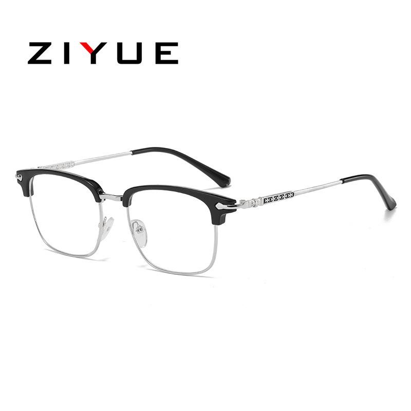 2025 Vintage TR90 Metal Anti-Blue Light Eyeglass Frames - Compatible with Prescription or Non-Prescription Lenses