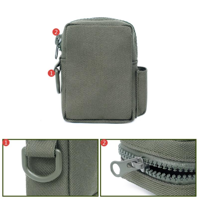 Campass Bags Keys Cards Waist Pouch Outdoor Portable Waist Bag Camping Hiking Bag Waterproof Waist Pack for Men Women