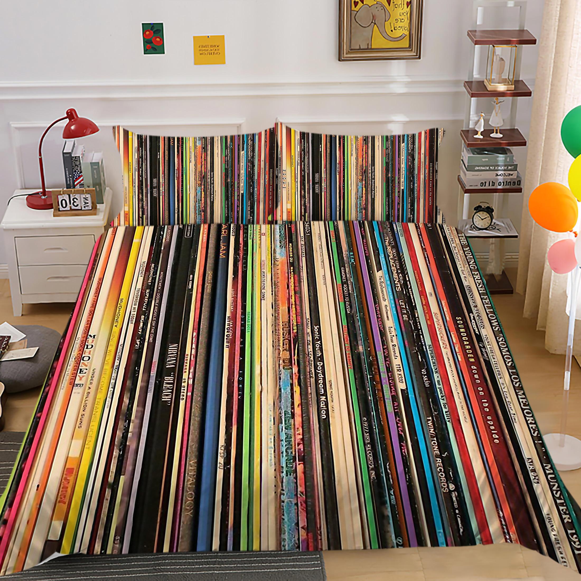 

Комплект постельного белья с 3D геометрическим узором и пуховым одеялом и наволочкой, 2/3 шт. AU180 * 210, полноразмерное мягкое украшение для дома Baby 100x135cm