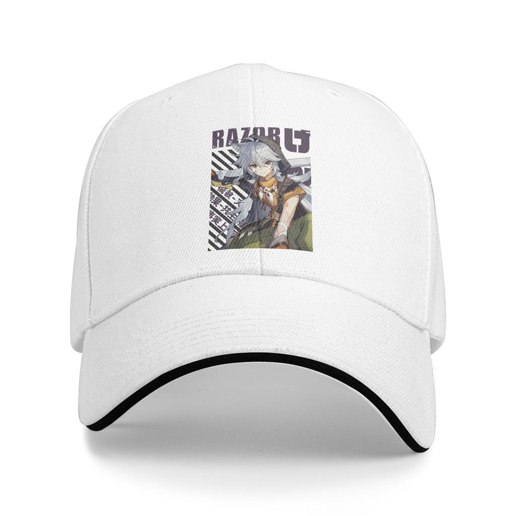 Genshin Impact Slime Baseball Cap Popular Paimon Anime Game Sandwich Hats Unisex Polyester Dad Hat Running Golf