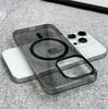 Ultra Thin Crystal Clear Magnetic Wireless Charge Case For Magsafe For iPhone 15 14 13 12 Pro Max Transparent Hard PC Back Cover