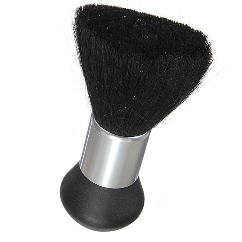 New Barber Neck Duster Soft Brush Hairdressing Hair Cutting Salon Stylist Black