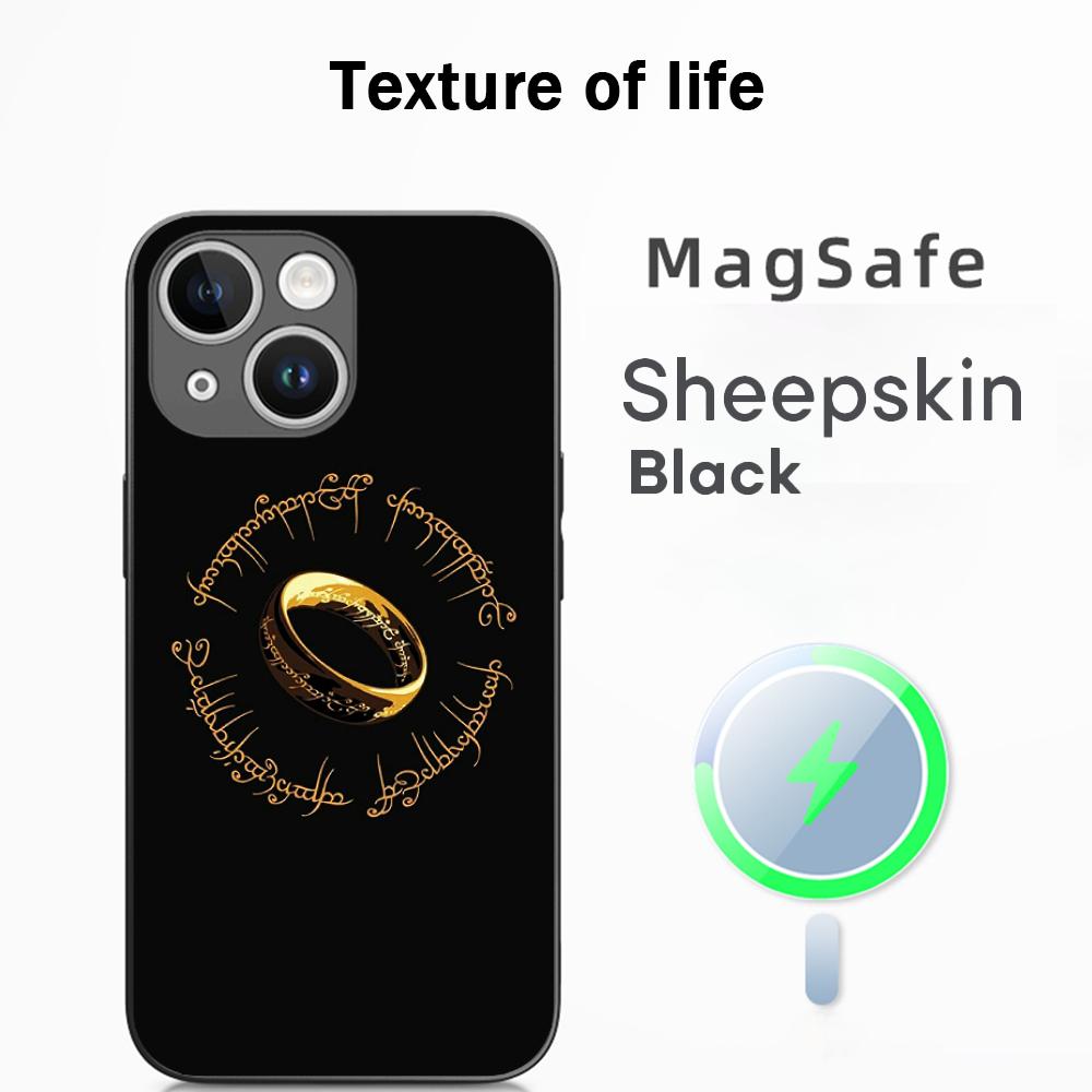 Lord R-rings Rohir-rim cool poster Phone Case For iPhone 17 16 15 14 13 12 Plus Pro Max High-end Luxury Magsafe Sheepskin
