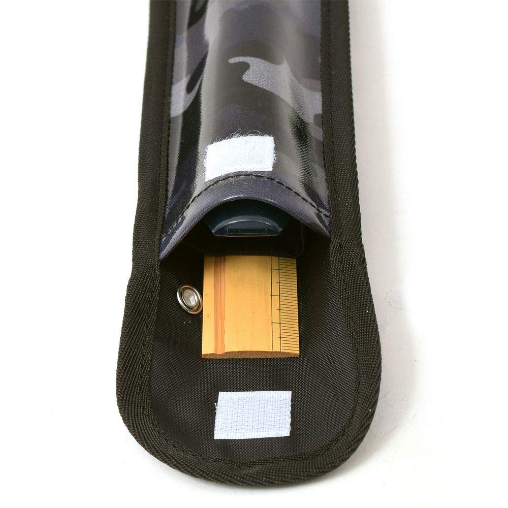 COLORFUL CANDY STYLE Recorder Case Boys Ruler Case School Bag Attachment Elementary School Students 30cm Ruler Storage Together CamouflageGray