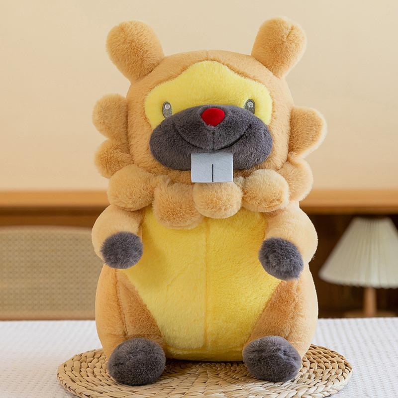 

Toy Bidoof Plush Animal Stuffed Doll Cartoon Decorations Gifts Kids 35cm