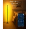 Corner Floor Lamp, Smart RGB LED Corner Lamp with App & Remote, Modern Floor Lamp with 16 Million Colors, Music Sync, Scene Modes, Color Changing