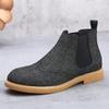 Large Size 4 Boots Men's Retro Short Boots Autumn and Winter Men's Boots Carved Martin Boots Men's
