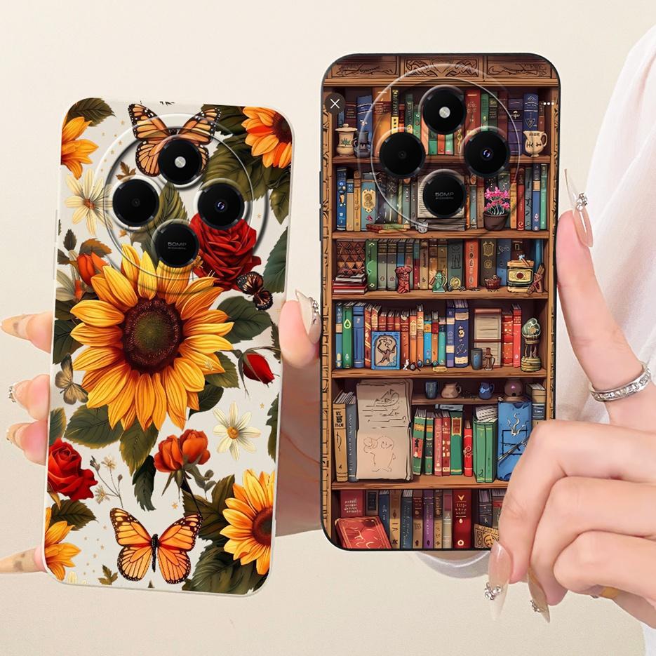 Per Xiaomi Redmi 14C Custodia PocoC75 Carina Cover Cartoon Coniglio Custodie per Telefono Antiurto Per Xiaomi Poco C75 C 75 Redmi14C Morbide Fundas