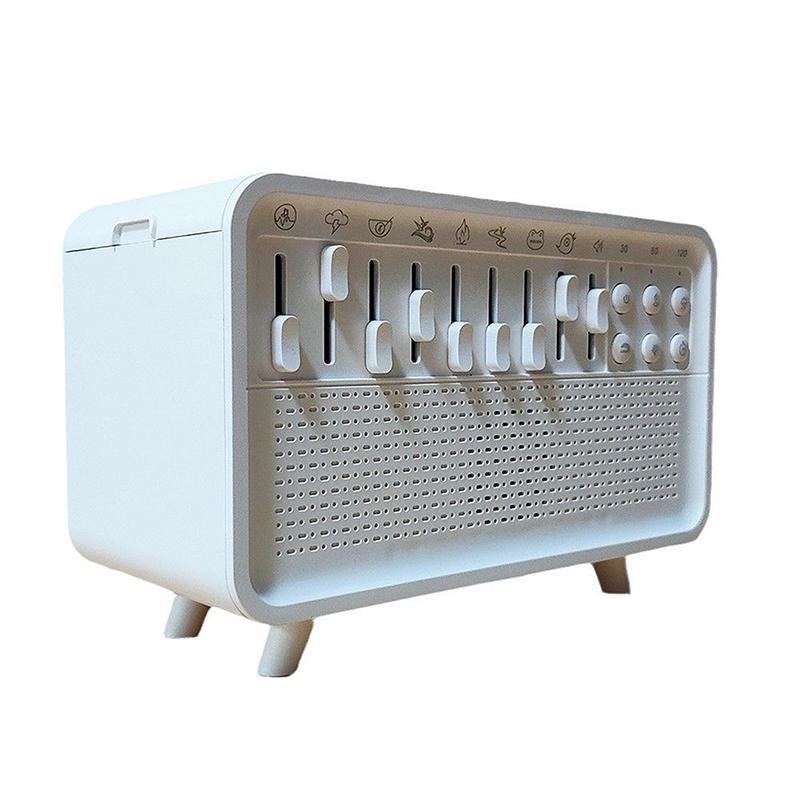 Portable White Noise Bluetooth Speaker Nature Sound Sleep Aid Music Box Wireless Stereo Mp3 Music Player Support Timed Shutdown