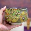 Waza No Kura Stylish Ceramic Matcha Kutani Flower Tea Ceremony Made In Perfect As a Birthday 60th 70th 77th 88th or As a Gift for Other Celebrations