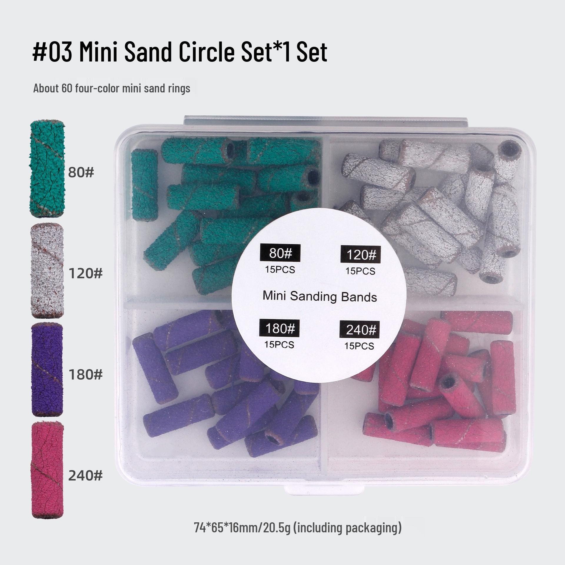 

3mm Nail Art Sanding Bands for Engraving, Grinding, and Cuticle Removal