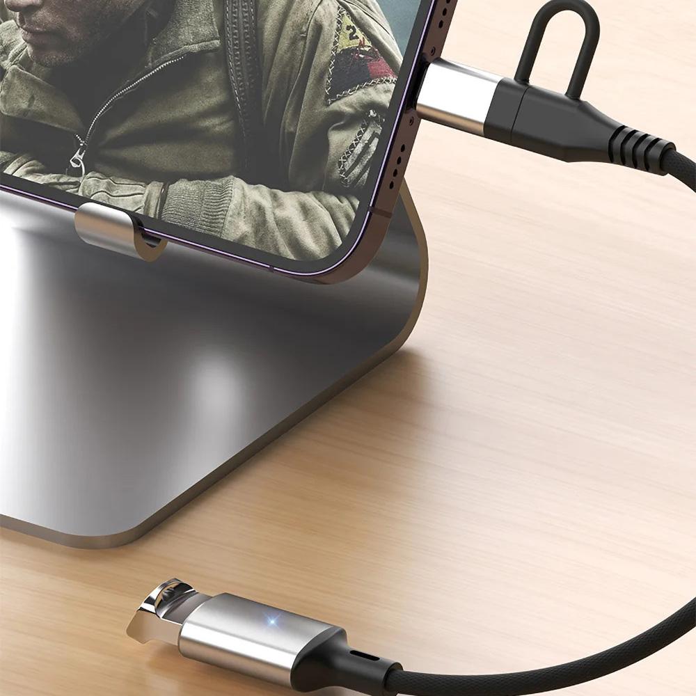 JS-112 2-in-1 Type-C/Lightning Male to USB Female OTG Adapter Cable,0.15m