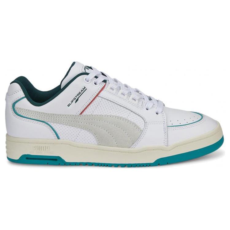 New PUMA Slipstream Lo Retro 'White Deep Aqua' 386528-01