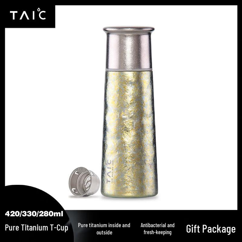 TAIC Pure Titanium Geïsoleerde Waterfles