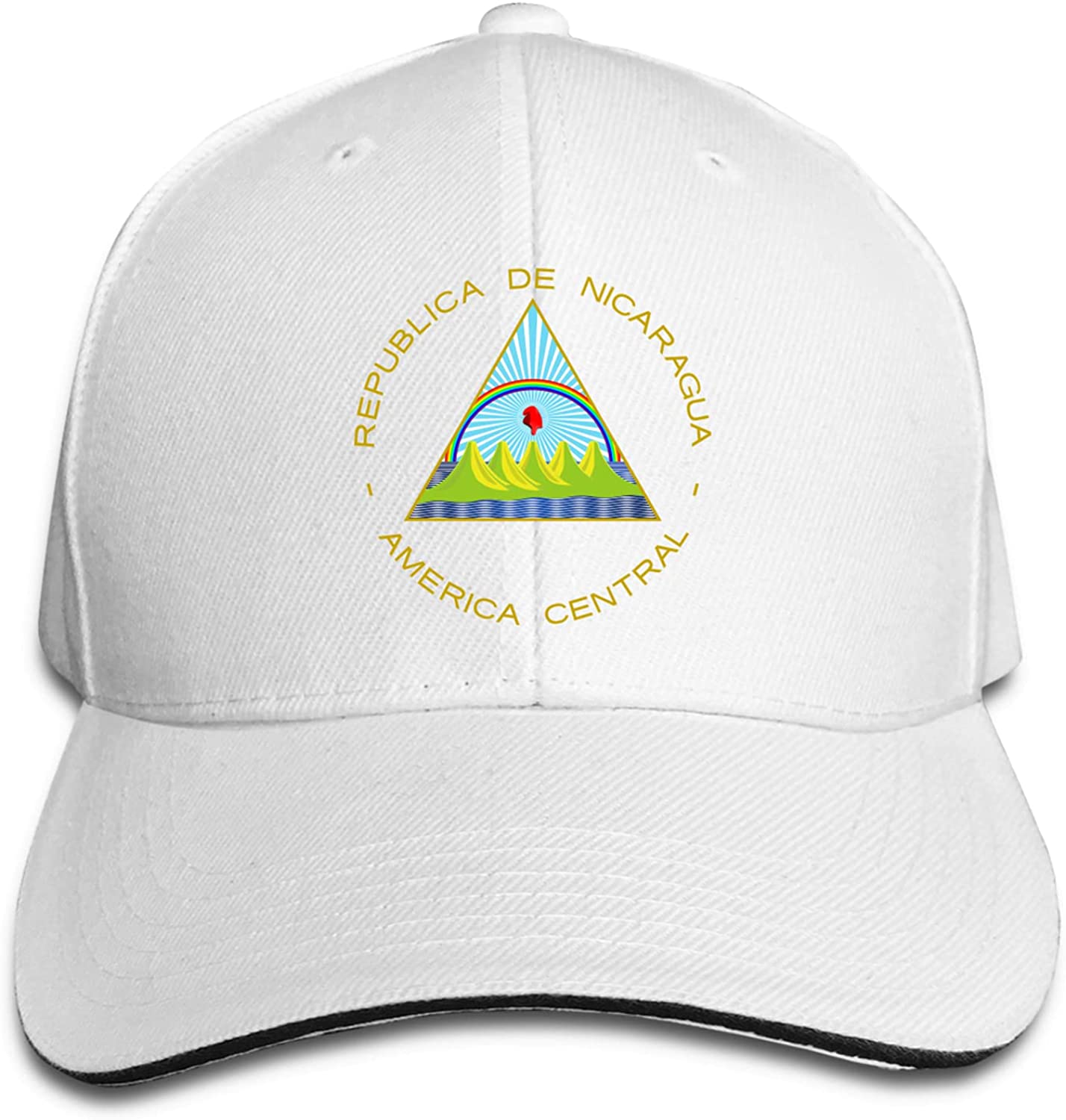 

Национальный бутик Никарагуа Бейсбольная кепка унисекс Регулируемая хип-хоп классические шляпы Snapback в американском стиле черные One Size