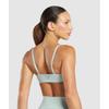 Gymshark Elevate Ruched Sports Bra Morning Blue B3b3e Udbn