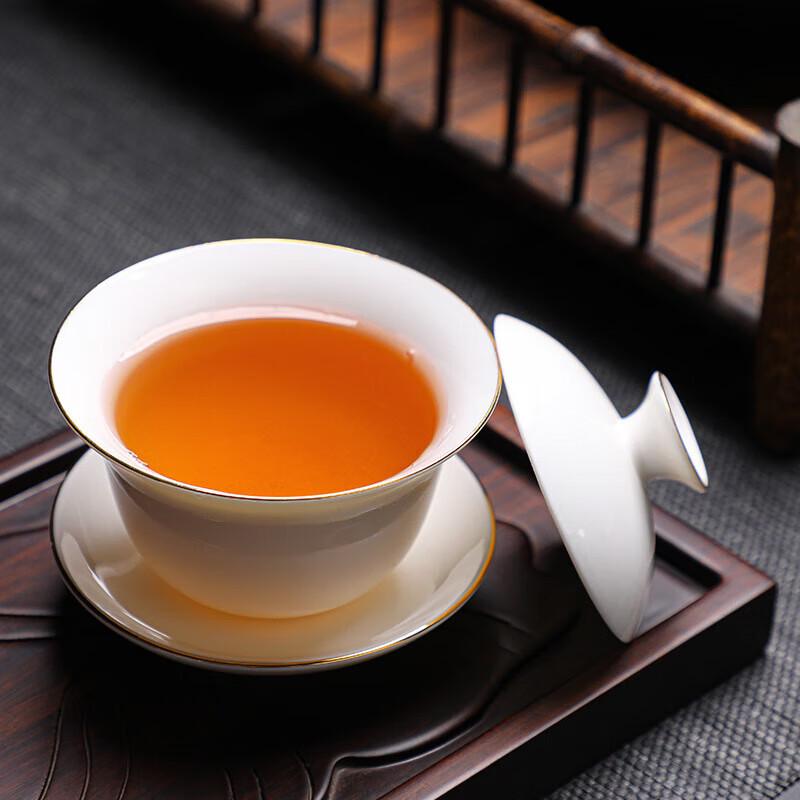 Pure White Ceramic Kung Fu Tea Set