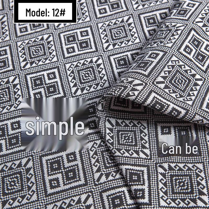 Yunnan Lijiang Ethnic-Style Cotton Linen Tablecloth – Retro Bohemian Decor.
