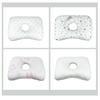 Cotton Filling Ear Piercing Pillow Breathable Ergonomic Pillow With Ear Hole Portable Comfortable Earring Pillow