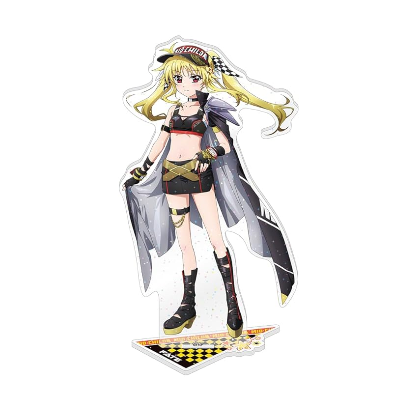 

Magical Girl Lyrical Nanoha Series Original BIG glitter acrylic stand/Fate T. Haraown