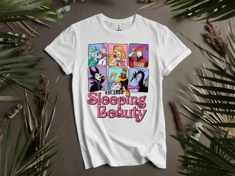 Sleeping Beauty Characters Group 1959 Custom TShirts S