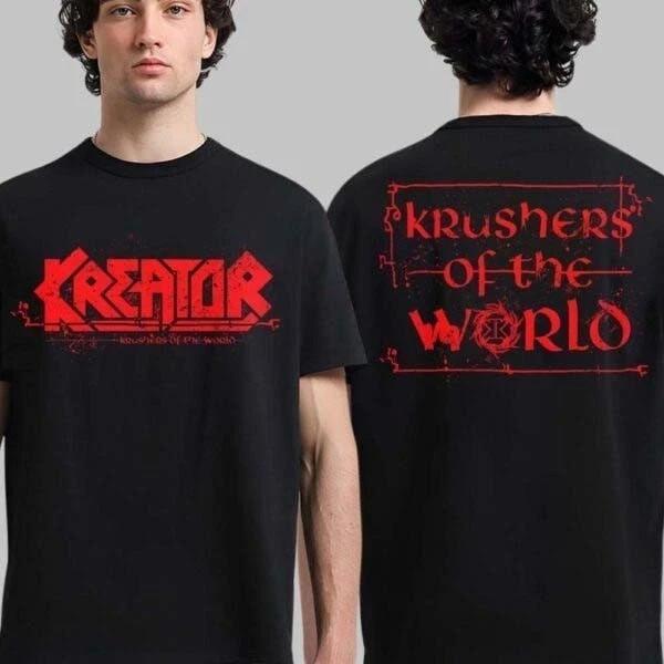 Kreator Krushers Of The World Album Merch Logo T-Shirt S разноцветный