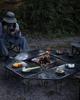 CAMPING MOON Field Rack Connection Top Half Aluminum Top Set of Black Gear Plate, Plate, 4, Black, T-2309C-2P+T-2309BK-2P
