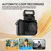 Mini SLR Style Camera Cmos With Flash Light And Charging Dock Portable Video Recorder DV 1080P With LCD Screen A