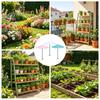 Plant Umbrella 3 Pieces Sun Protection For Garden Potted Plants Succulents Pots Umbrella For Outdoor Yard Patio Porch Backyard