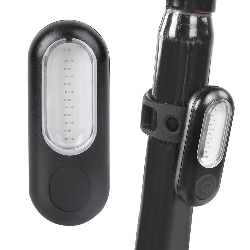 Bicycle Light LED Cycling Bike Light Rechargeable Tailight Warning Rear FlashlightRed and Blue Light