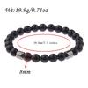 Simple Style Mens Bracelet Natural Tiger Eyes Hematite Stone Braslet Meditation Jewelry Accessories Black Braclet Pulsera Homme