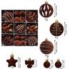 Assorted Xmas Tree Baubles Multicolor Flocked Tree Trinkets Velvet Hanging Spheres  Neighbors
