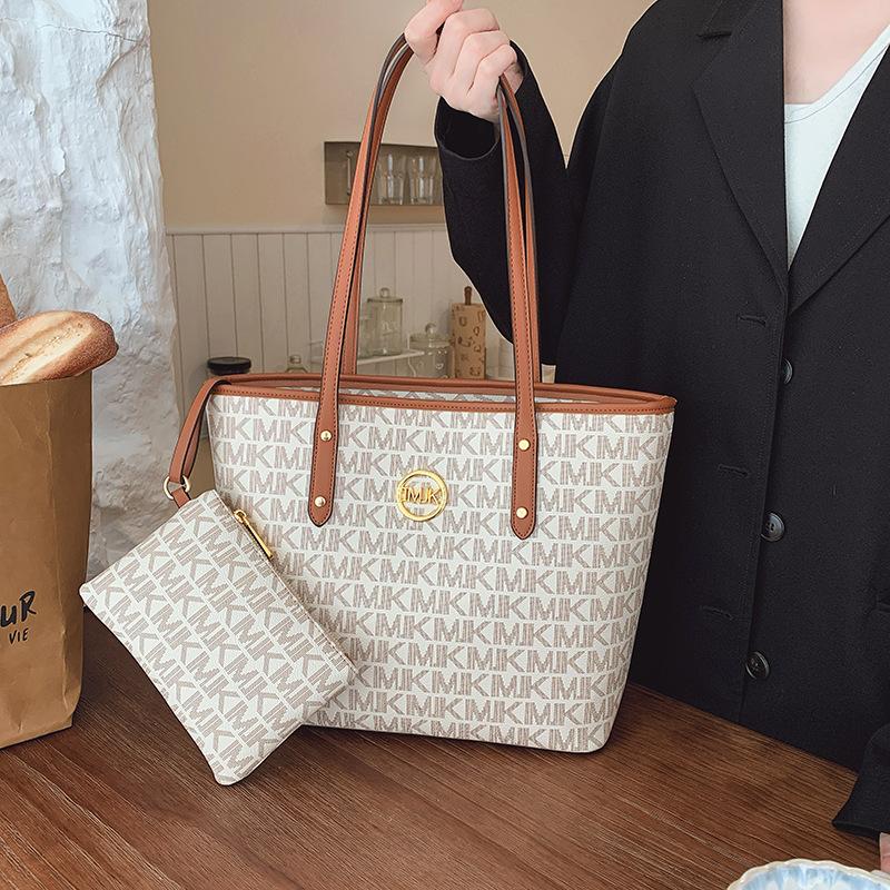 Bag Women's Four Seasons New Fashion Letter Printed Tote Bag Versatile Large Capacity Shoulder Handbag