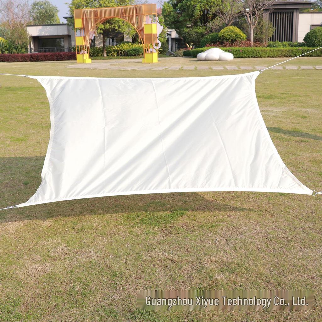 Square Waterproof Sun Shade Sail – UV Protection, Blackout Cloth for Outdoor Courtyard/Villa