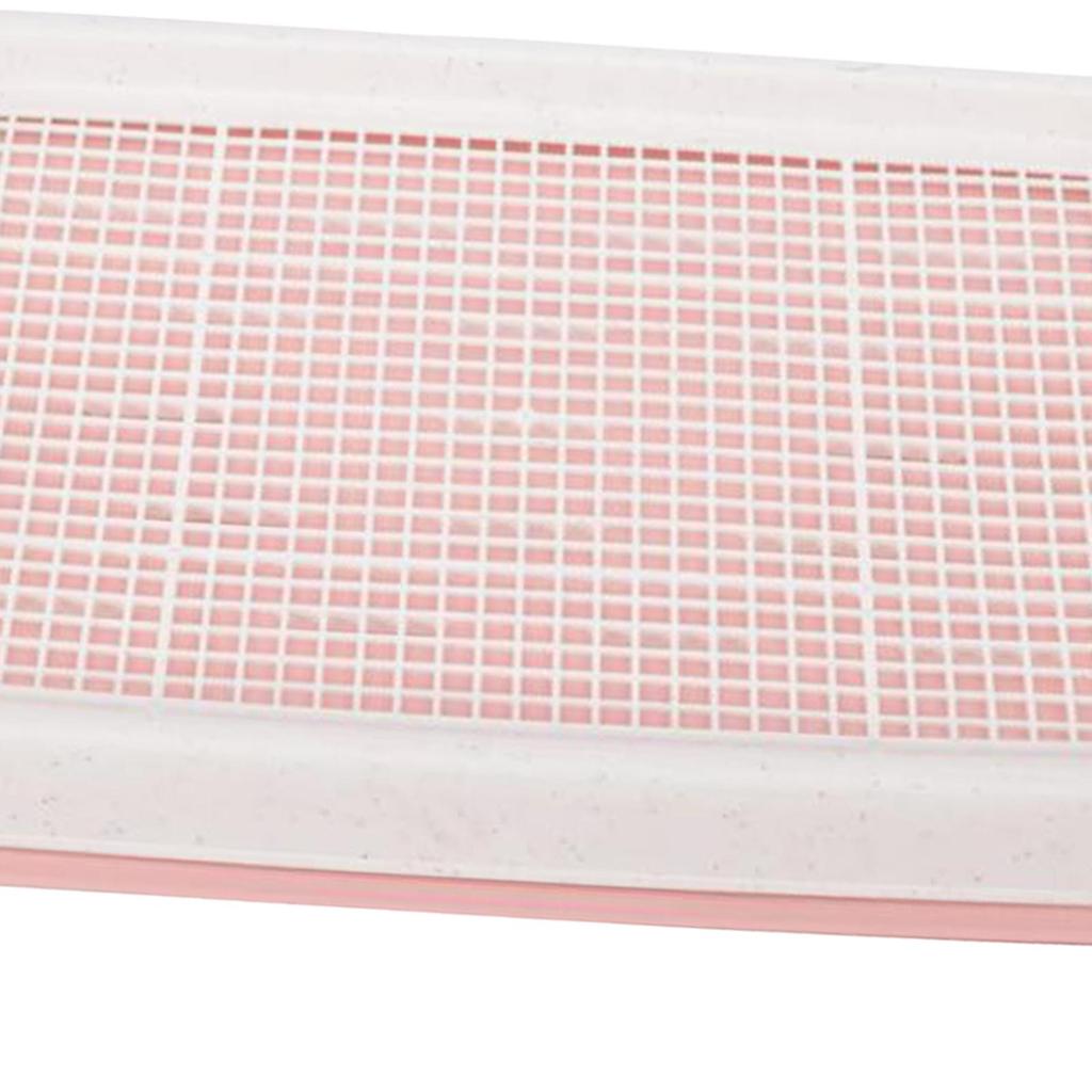 Dog Potty Toilet Training Tray/ Dog Litter Box with Secure Latch/ Indoor Outdoor